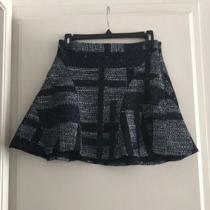 Derek Lam navy blue skirt
